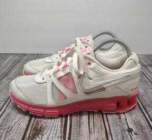 Nike REAX Rocket 2 Women's Size 7.5 Running Shoes White/Pink 454175-103